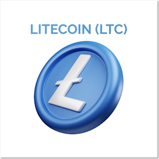 LITECOIN (LTC) cryptocurrency Posters and Art